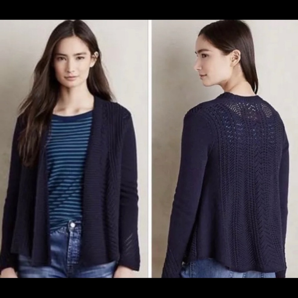 Navy cardigan